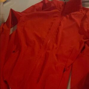 adidas Red Ski & Snow Jacket Lightweight Glossy